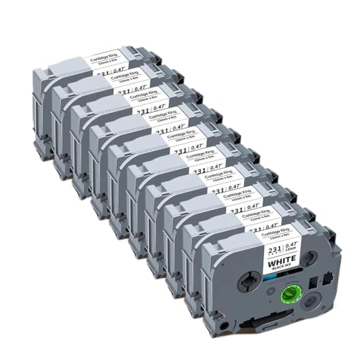 TZE231 TZE241 TZE251 TZE221 TZE211��10pk�݊����x���e�[�vTZ�e�[�v�œ��삷��6mm 9mm 12mm 18mm 24mm���x�����[�J�[�p