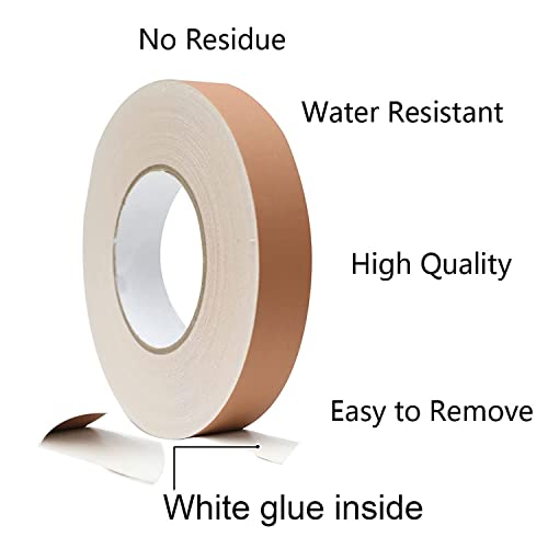 WELSTIK Premium Grade Brown Gaff Tape 1 Inch, Heavy Duty Gaffer Tape, Non-Reflective, Multipurpose, 1Inches x 60 Yards - Image 2