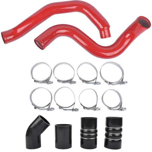 Turbo Intercooler Kit Pipe Boot Replacement for Ford F250 F350 F450 F550 Super Duty Excursion Tube 6.0L Powerstroke Diesel 2003-2007 AKWH - Thumbnail 3