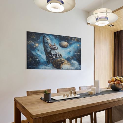 Tableau impression sur toile chat Sphinx, une œuvre mystique pour vos murs - 3