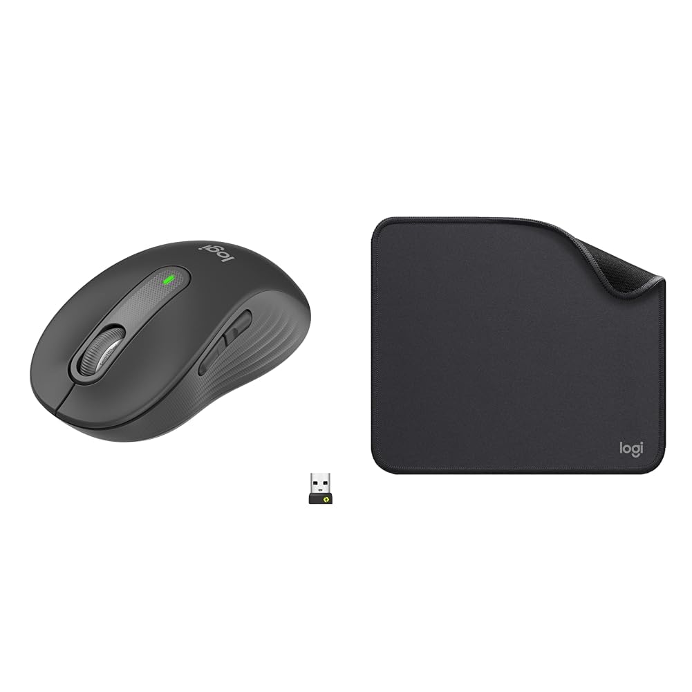 Logitech Signature M650 Wireless Mouse – for Small to Medium Sized Hands, 2-Year Battery, Silent Cli
