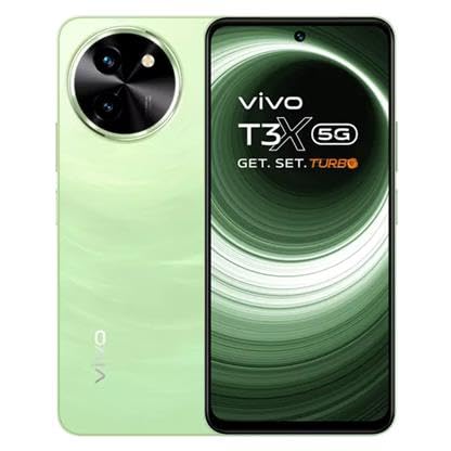 Vivo T3X 5G Smartphone (Celestial Green, 6GB Ram, 128GB Storage)