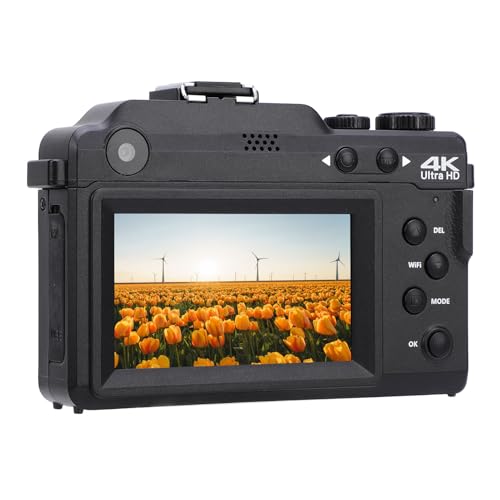 5K Digital Video Camera with 80MP Photos, 18X Zoom, Micro SLR Digital Camera, Wireless Fidelity, Retro Camera for Photography and Travel Vlogging - Image 5