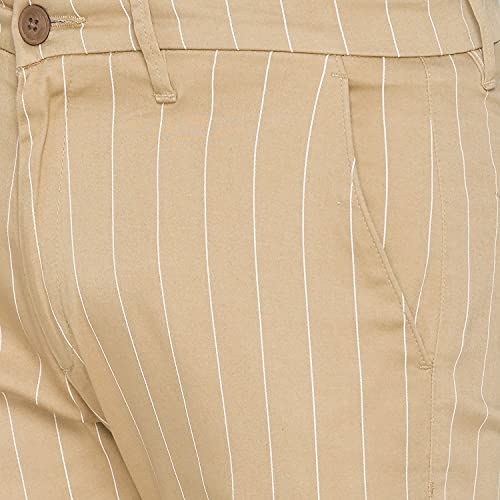 Image of Spykar Men's Slim Fit Trousers