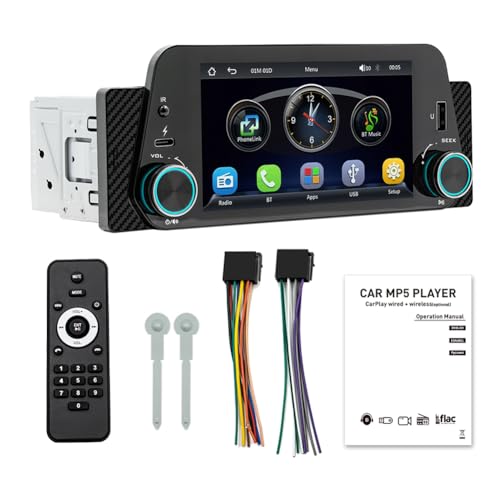 Reproductor MP5 inteligente de 5 pulgadas para viajar con Carplay inalámbrico