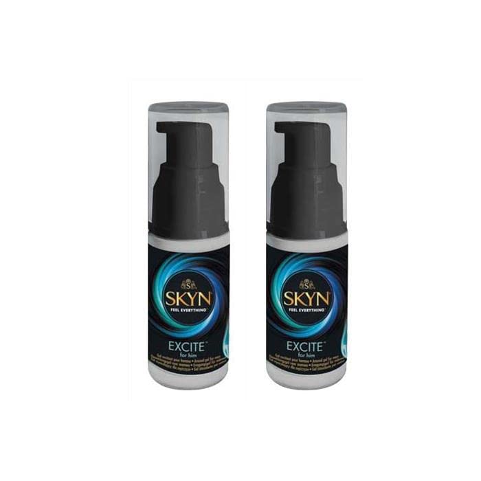 SKYN Lot de 2 Flacons Gel EXCITE FOR HIM 15ml