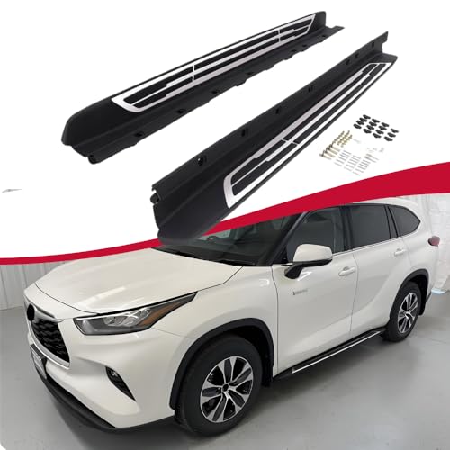 Titopena Running Board Fit for Toyota Highlander UX70 2020-2024 2025 L LE XLE XSE Limited Platinum Side Steps