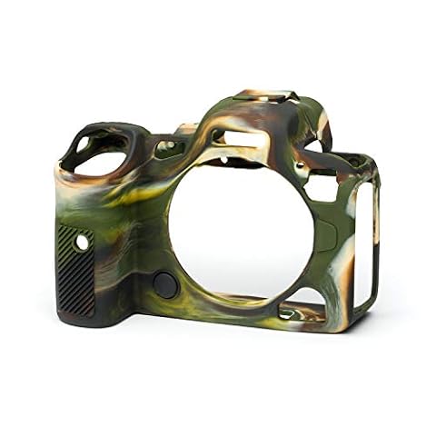 easyCover Etui na aparat wysokiej jakości silikonowa ochrona do Canon R5 / R6 / R6 Mark II (kamuflaż)