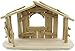 Produktbild Dekoleidenschaft Weihnachtskrippe aus Treibholz, 40 x 15 x 25 cm, Krippenstall aus Holz, Weihnachtsdekoraktion