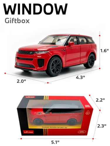 RASTAR Modelo de Auto Diecast Range Rover Sport SV 1:43 miniatura 4