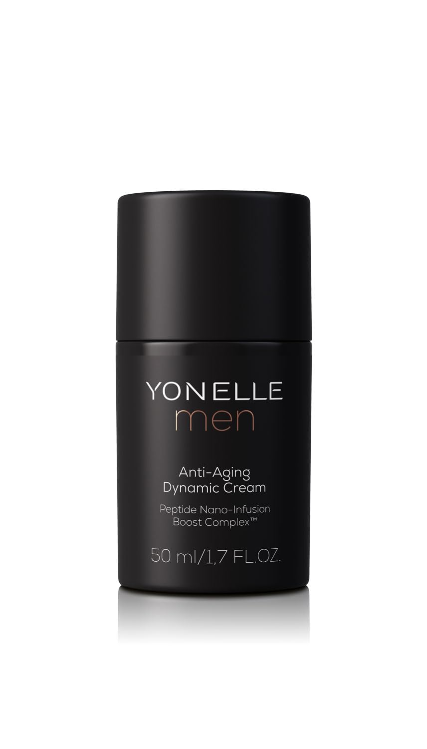 YONELLE Men - Anti Aging Creme Männer mit NANODISCS™ - Gesichtspflege Männer - Feuchtigkeitscreme Gesicht Männer für die tägliche Pflege - Anti Falten Wirkung 50ml