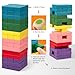 Lewo Wooden Stacking Board Games Building Blocks for Kids Boys Girls- 48 Pieces