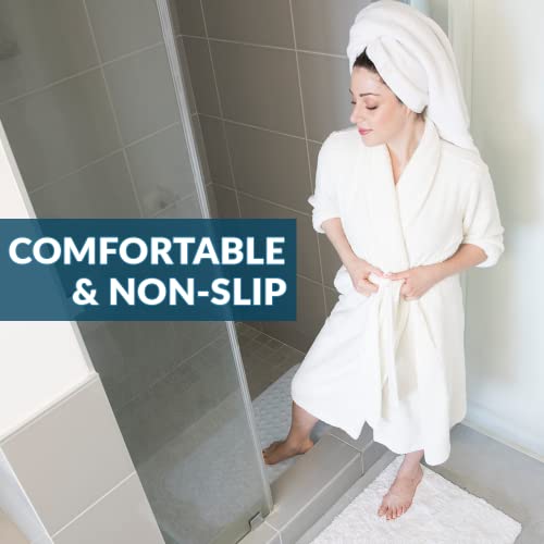Comfilife B08XYJ2PJ4 Bath Mat For Bathroom Tub And Shower – Non Slip Extra Large Bathtub Mat With Drain Holes & Suction Cups – Machine Washable Rubber Mats To Keep Bathtub Clean thumb #3