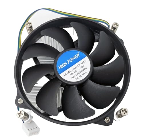 Ventilateur LGA1700 28mm HIGH POWER pour PC de bureau compact mini-ITX