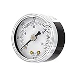 Dry Center Back Mount Pressure Gauge with 1.5