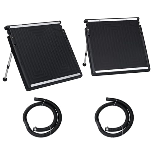 Kavolet Poolheizung Solar 2 STK. 150x75 cm Pool-Solarkollektor Solarheizung Pool Sonnenkollektor, 38mm Anschluss, Pool Heizungen Solaranlage für Schwimmbad Gartendusche Pool