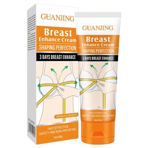 Crema de agrandamiento de senos - 80 g, crema de lactancia. Ingredientes naturales, tetas más firmes y más grandes para el desarrollo de senos, nutrición y reparaciones