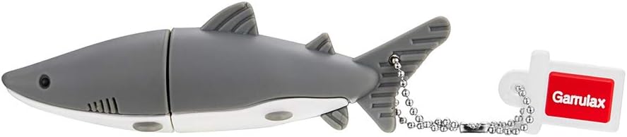 USB Flash Drive, 8GB / 16GB / 32GB USB 2.0 Cute Shape USB Memory Stick Date Storage Pendrive Thumb Drives for Kids Children Collegue Student (64GB, Shark)