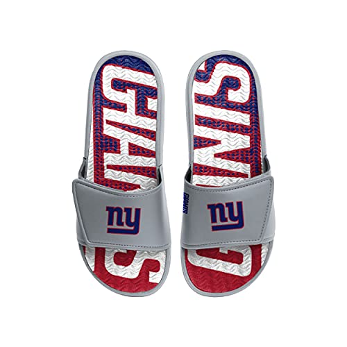 FOCO New York Giants NFL Mens Gradient Wordmark Gel Slide - XL2