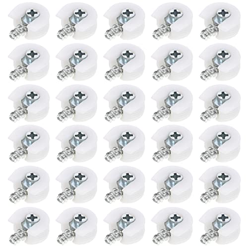 VILLCASE 30pièces Connecteurs De Mobilier Accessoires De Rangement Pour Étagères Et Armoires Installation Facile Et Résistance Optimale