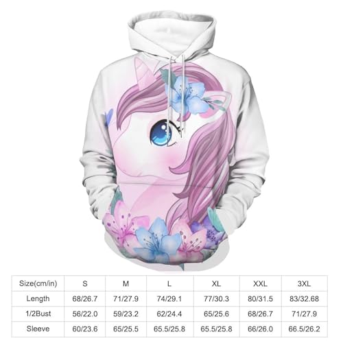 Sweat papillon licorne pour vos soirées détente, pull décontracté unisexe taille S