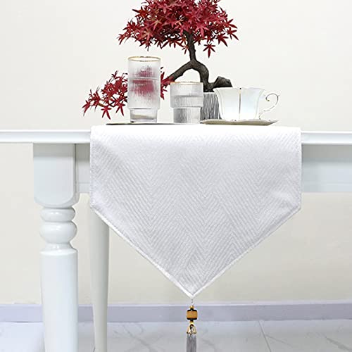 Chemin de table jacquard décoration vacances coton polyester 35x200