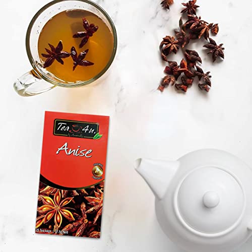 Tea4U Herbal Infusion Tea Bags - Natural & Fresh (Anise) #TOP1