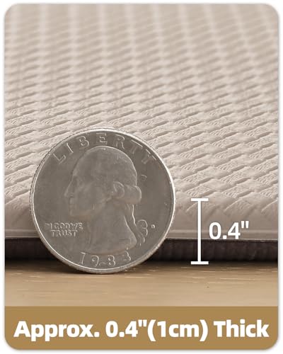 Tapis de cuisine antidérapant beige 60x150cm lavable - 8