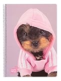 Nuestro cuaderno tiene un tamaño de 21x29,7 cm y esta fabricado con cubierta de tapa polipropileno para mayor comodidad