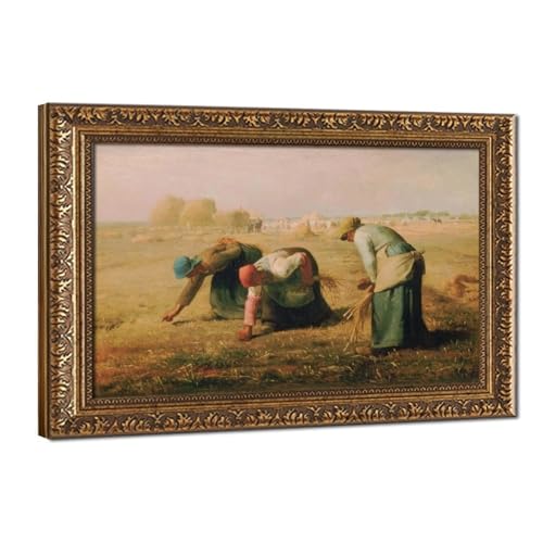 Toile Jean Francois Millet The Gleaners 1857 cadre mural