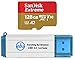 Produktbild SanDisk Extreme 128GB MicroSDXC UHS-I Card for Compatible Phone, Nintendo Switch, Camera Class 10 U3 (SDSQXA1-128G-GN6MN) Bundle with (1) Everything But Stromboli 3.0 Micro & SD Memory Card Reader