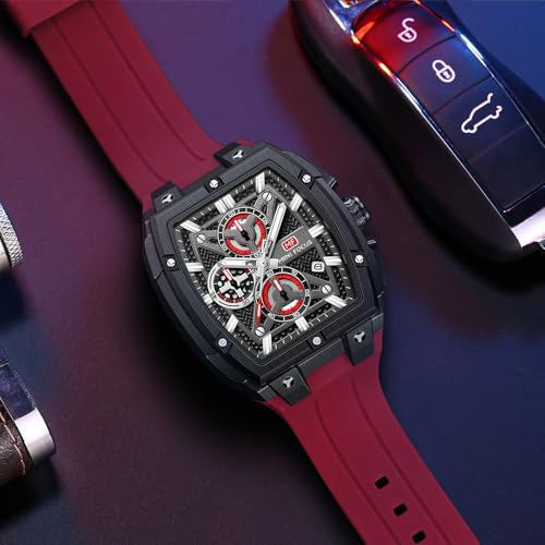 Image of MF MINI FOCUS Men's Watch Analog Wrist Watchh for Men with Chronograph,Ideal for Sports Enthusiasts and Daily Wear