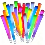 [CINECE] ライトスティック 蛍光 光るブレスレット ケミカルライト 応援スティック 接続ジョイント付き コンサート イベント 8色 (24pcs 15cmx1.5cm)