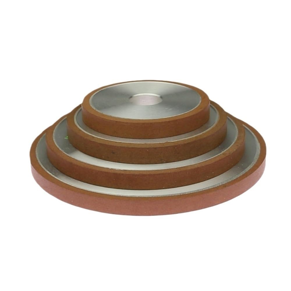 wytrzymała tarcza szlifierska diamentowa, Płaska ściernica diamentowa do szkła ceramicznego ze stali stopowej P150 P240 P320 Wiele rozmiarów(125MM*20MM*32MM*4MM*320)