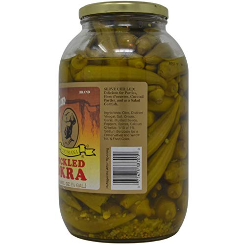 Cajun Chef Pickled Okra 64Oz - (1/2 Gallon) #TOP2