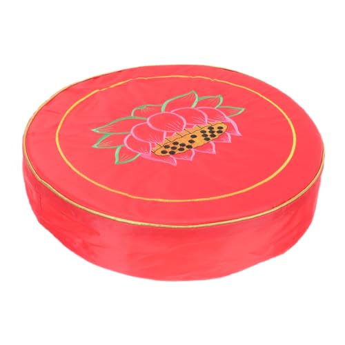 CIYODO Cojín de Redondo Antideslizante Almohada de Yoga de Piso Cojín Flores para Prácticas Espirituales y Relajación Almohada de Suelo Grande