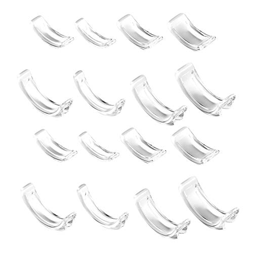 UIYT Ring Re-Sizer 8 Sizes,Silicone Invisible Ring Size Adjuster,Invisible Ring Size Adjuster for Rings  Ring Guard,Fit for Man and Woman Ring (16PCS)