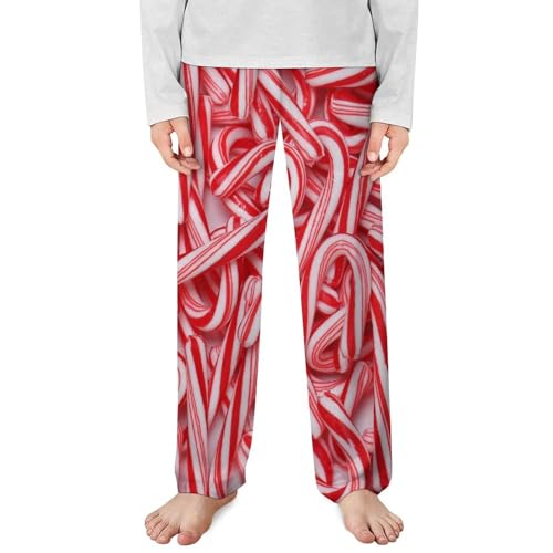 Peppermint Candy Canes ChristmasChildren's Casual Pajamas120CM