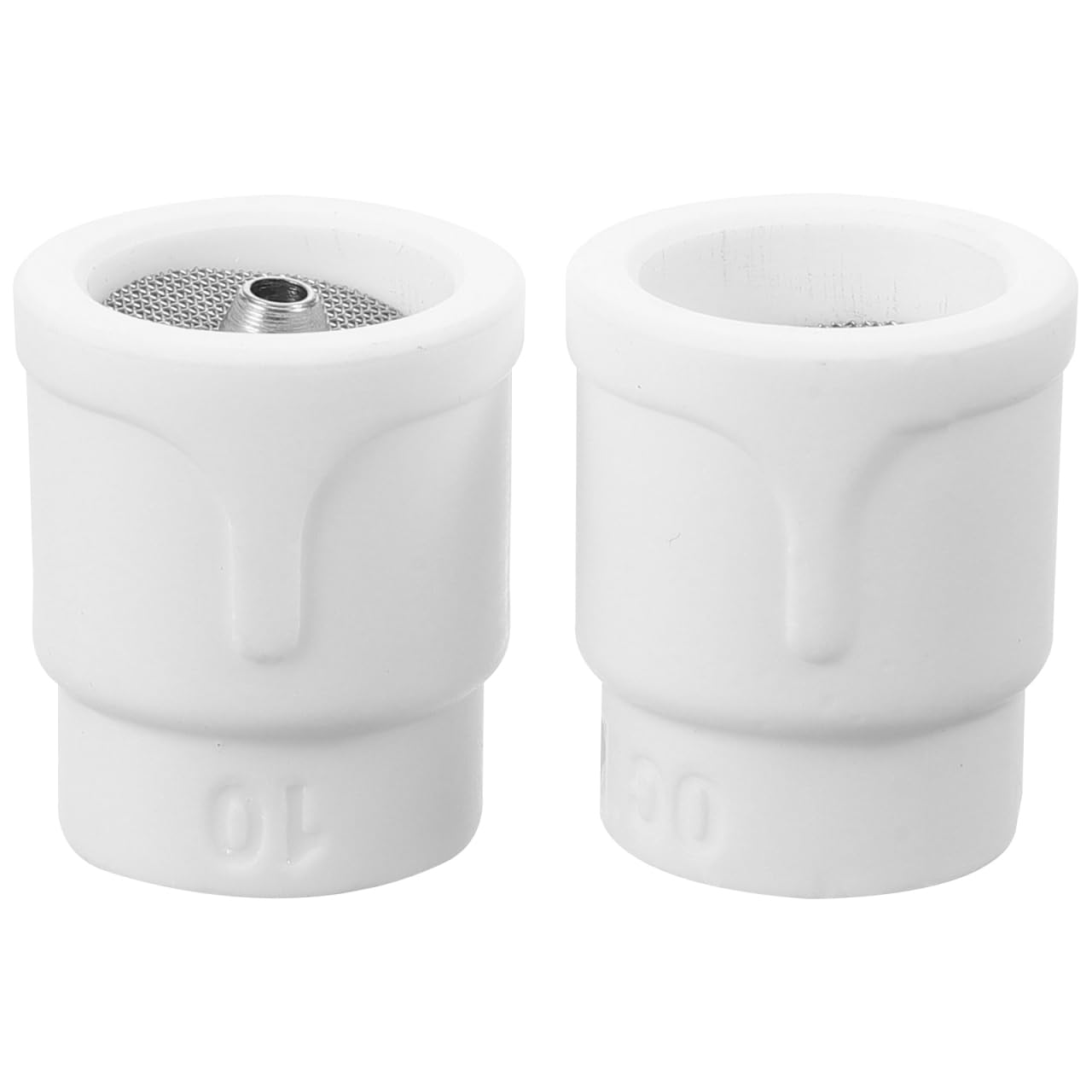 Healvian Tasse En Céramique Tig 2 Pièces Buse Tig Ceramique 10 Accessoire Soudure Pour Torche De Soudage À L'Arc Sous Argon Résistante À La Chaleur Pour Aviation Automobile Machines