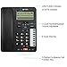 Ornin 2-Line Corded Telephone Systems for Small Business and House, Desk Phone Only (Black)