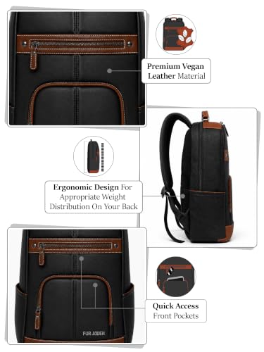 Image of FUR JADEN Laptop Backpack With 15.6 Inch Laptop Compartment | Water Resistant For College School Work for Men & Women