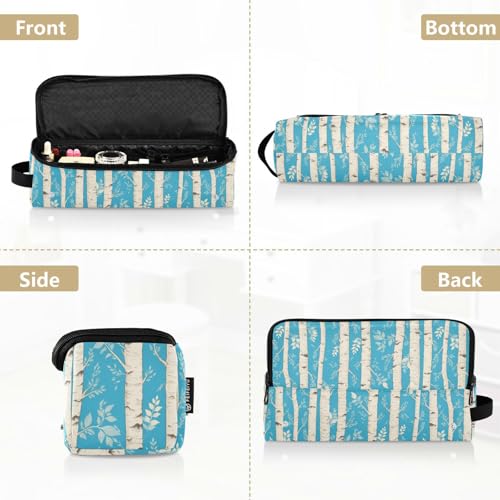 Estuche de Viaje 2 en 1 para Rizadores y Planchas White Birches Turquesa con Almohadilla Resistente al Calor miniatura 5