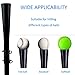Baseball Softball Batting Tee Topper Replacement Rubber Holder for Tee Ball Stand Hitting Tee and t Ball tee with 1 Hose Clamps