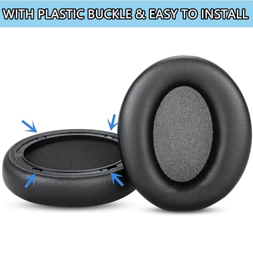 RP-HD605N Almohadillas de Repuesto Compatibles para Panasonic RP-HD805N RP-HD605N RP-HD601N Auriculares Cojines de Cuero de Proteína con Espuma de Memoria Negro miniatura 4