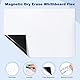 Blendura A3 Magnetische Whiteboard-Folie, Magnettafel Kühlschrank mit 5 Whiteboard-Stiften, Schwamm, DIY Magnetisches Whiteboard für Schule, Büro und Zuhause