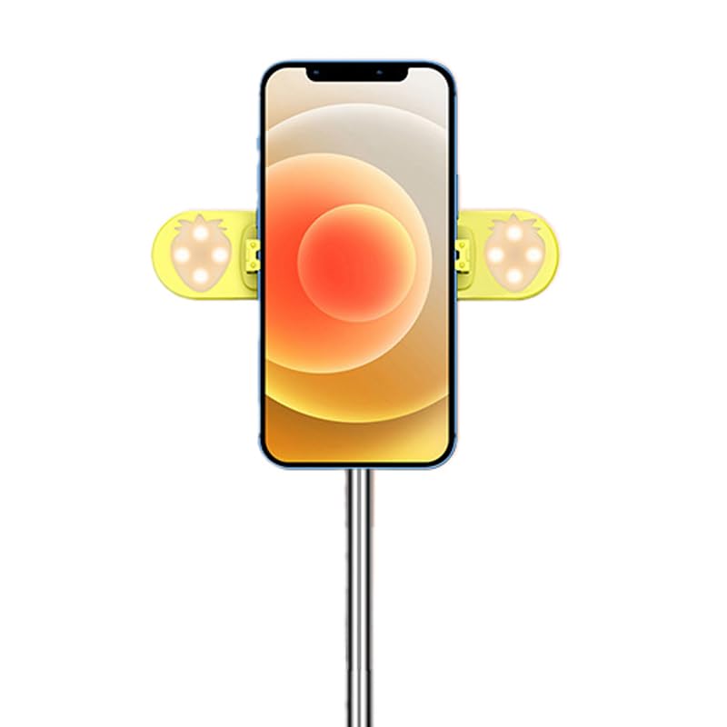 Trípode para teléfono con bluetooth selfie stick de aluminio 104 cm con luz dual 4