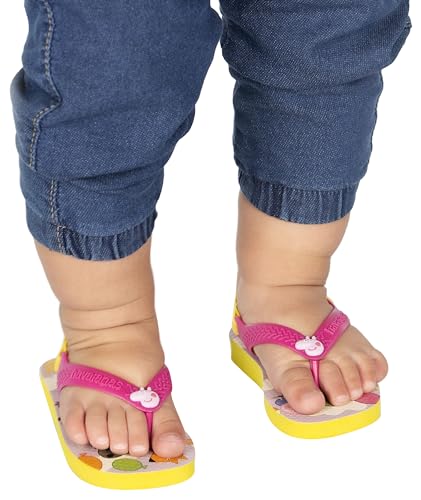 Chinelo Havaianas Baby Peppa Pig - Original COR:Amarelo;TAMANHO:20