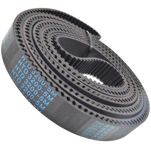 Courroie de distribution HTD 5M pas 5mm longueur 3200mm largeur 25mm caoutchouc synchrone
