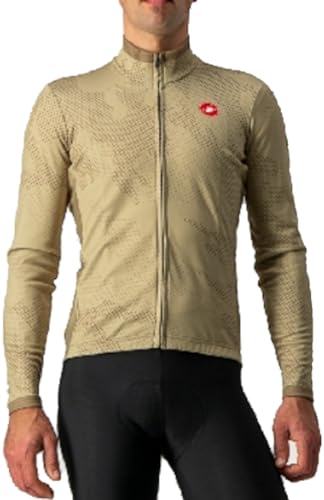Castelli Pericolo Full-Zip Jersey - Men's Light Olive Green, L