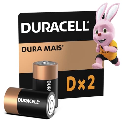 Duracell Pilha Alcalina D Grande Duracell Com 2 Unidades